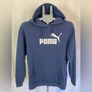 PUMA Women's Vintage “Boyfriend Fit” Navy Hoodie